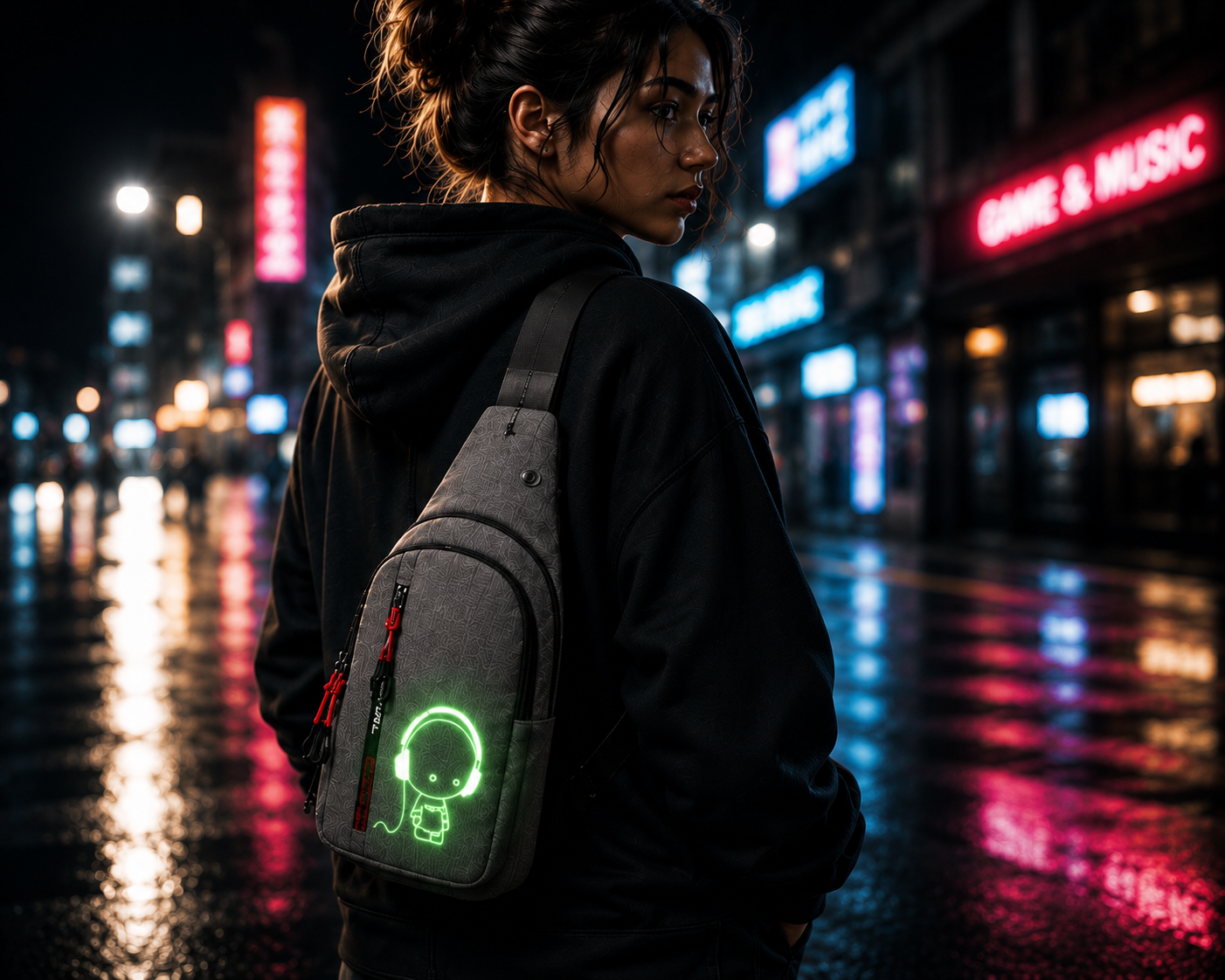 Glow Pack Pro™ – Självlysande crossbody bag