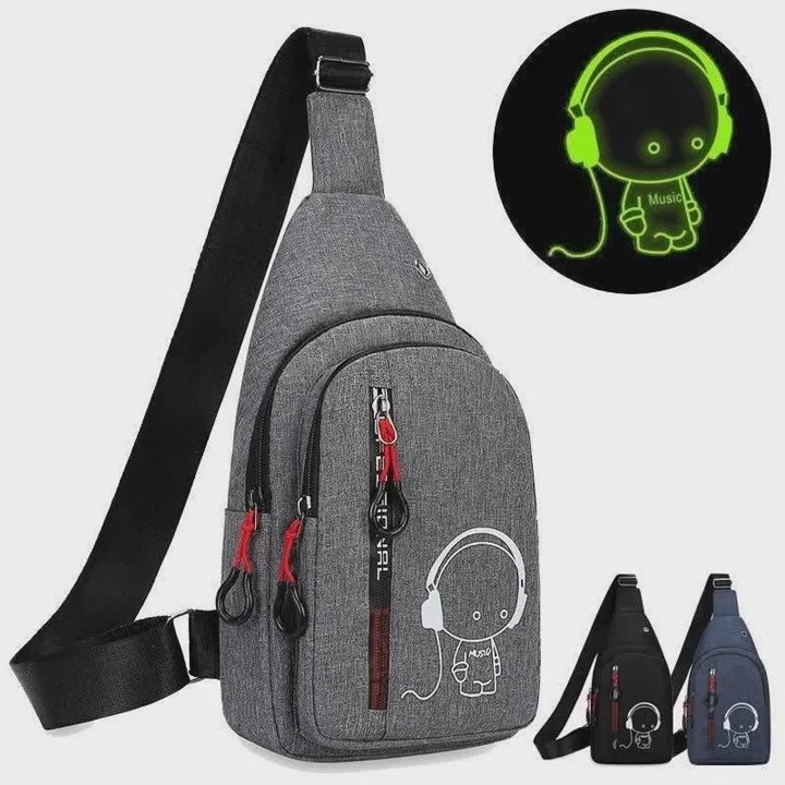 Glow Pack Pro™ – Självlysande crossbody bag